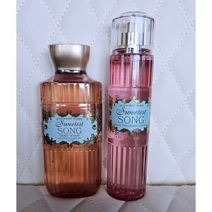 BBW Set (2) NEW Sweetest Song BATH & BODY WORKS Body Wash & FFM